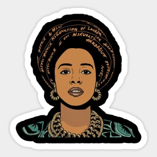 The art of Lauryn Hill Sticker